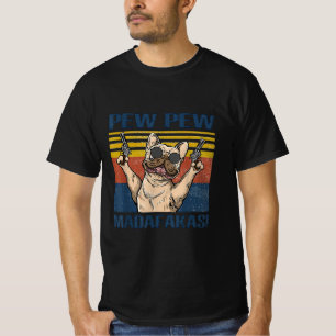 T-shirt Amoureux de les chiens Madafakas à la Pew Pew Pe