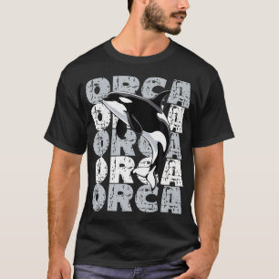 T-shirt Amoureux de l'orque, baleine, océan, animaux