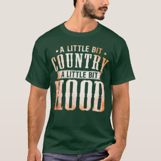 T-shirt Amoureux de musique country Un peu de country un p