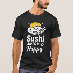T-shirt amoureux de nourriture drôle de sushi japonais ren
