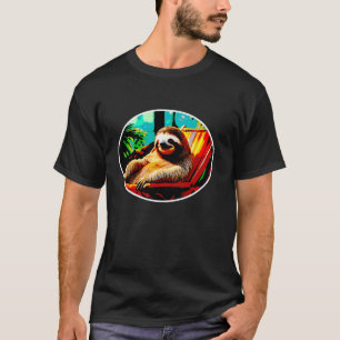 T-shirt Amoureux de paresseux mignon Mode Vacances Moment