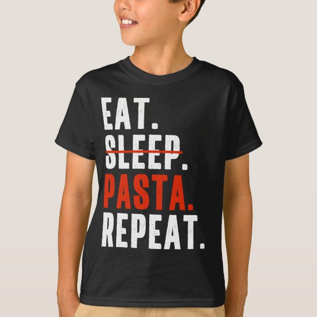 T-shirt Amoureux de pâtes italiennes amusantes (Devant)