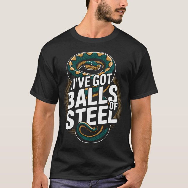 T-shirt Amoureux de Python Baller Serpent Boa Snake (Devant)
