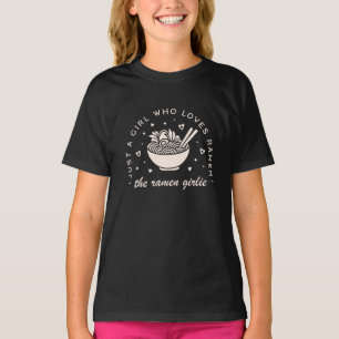 T-shirt Amoureux de Ramen fille Japonaise nourriture drôle