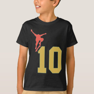 T-shirt Amoureux de skateboard 10 ans 10e anniversaire Ska