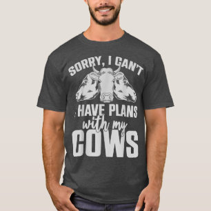 T-shirt Amoureux des animaux Agricole Cow Lover Agricultur