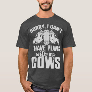 T-shirt Amoureux des animaux Agricole Cow Lover Agricultur