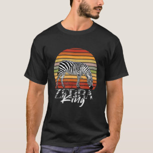 T-shirt Amoureux des animaux de la faune Zebra Horse Zooke