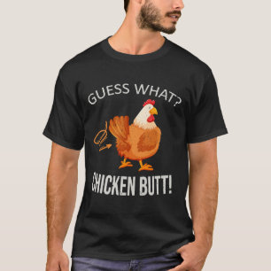 T-shirt Amoureux des animaux de la ferme de poulet Butt