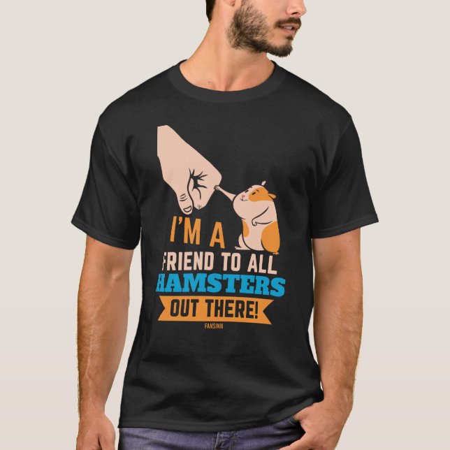 T-shirt Amoureux des animaux de rongeurs de hamster (Devant)