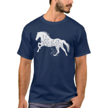 Amoureux des animaux Floral Horse