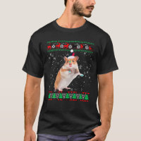 Amoureux des animaux Hamster Xmas Correspondant Pè