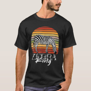 T-shirt Amoureux des animaux sauvages Zèbre Cheval Soigneu
