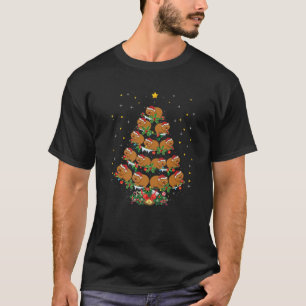 T-shirt Amoureux des animaux Wombat Noël Santa Hat Wombat 