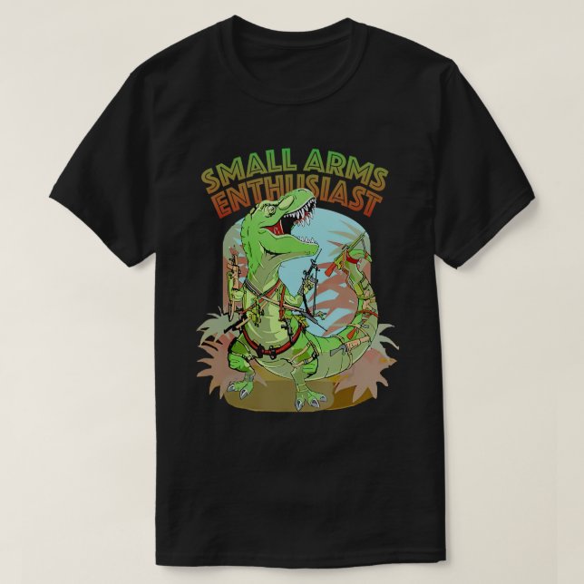 T-shirt Amoureux Des Armes Petites Funny T-rex Dinosaure T (Design devant)