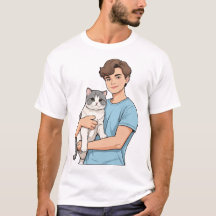 T-shirt Amoureux des chats