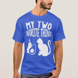 T-shirt Amoureux des chats Avocado Lover