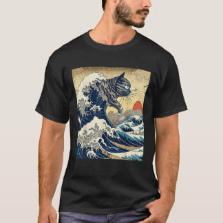 T-shirt Amoureux des chats de chemise de chat japonais Kat