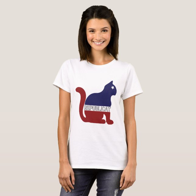 T-shirt AMOUREUX DES CHATS | Républicain pour le Républica (Devant entier)