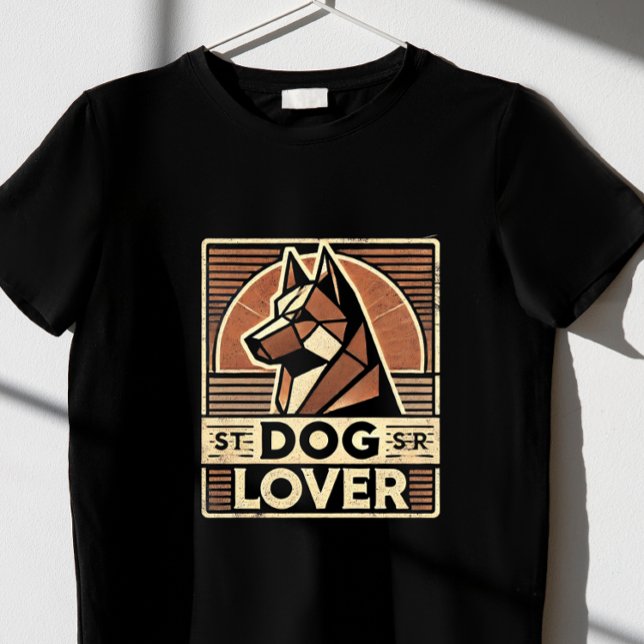 T-shirt amoureux des chiens (Créateur téléchargé)