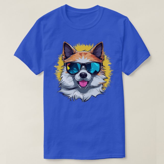 T-shirt Amoureux des chiens (Design devant)
