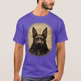 T-shirt Amoureux des chiens allemand Sheberéal Surreal Ste