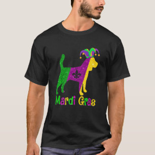 T-shirt Amoureux des chiens beagle Mardi Gras Carnival Jes