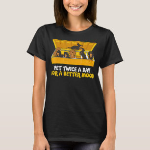 T-shirt Amoureux des chiens Dachshund Happiness Dackel