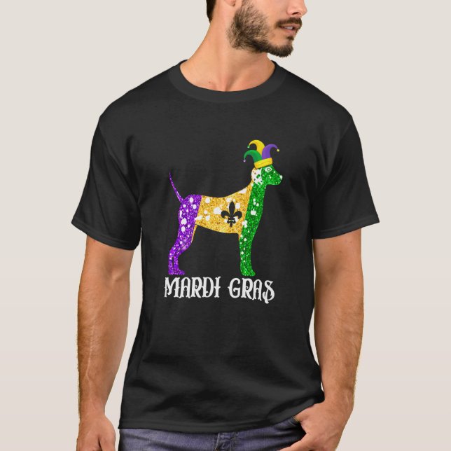 T-shirt Amoureux des chiens dalmate mignon Mardi Gras Part (Devant)