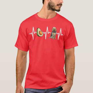 T-shirt Amoureux des chiens de Heartbeat Avocado Otterhoun