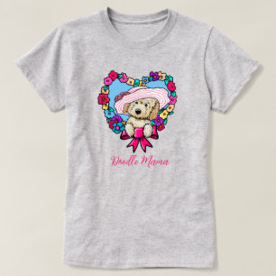 T-shirt Amoureux des chiens Doodle Mom