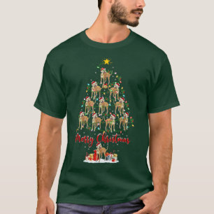 T-shirt Amoureux des chiens Greyhound Matching Père Noël G