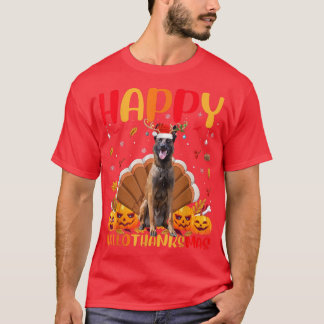 T-shirt Amoureux des chiens malinois Funny Happy Malinois 