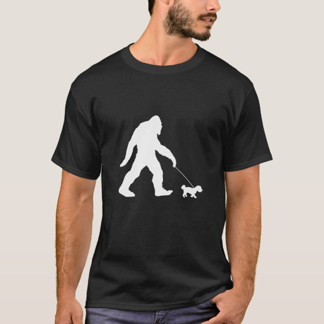 T-shirt Amoureux des chiens maltais | Sasquatch | Bigfoot  (Devant)