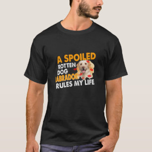 T-shirt Amoureux des chiens Spoten Labrador Rules Ma vie
