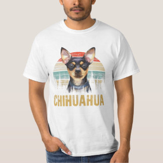 T-shirt Amoureux des chiens vintage du Chihuahua