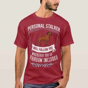 T-shirt Amoureux des chiots de Chien Rhodesian Ridgeback
