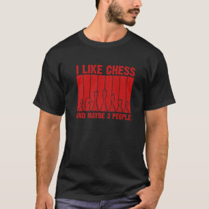T-shirt Amoureux Des Échecs cool Art Pour Hommes Femmes Je