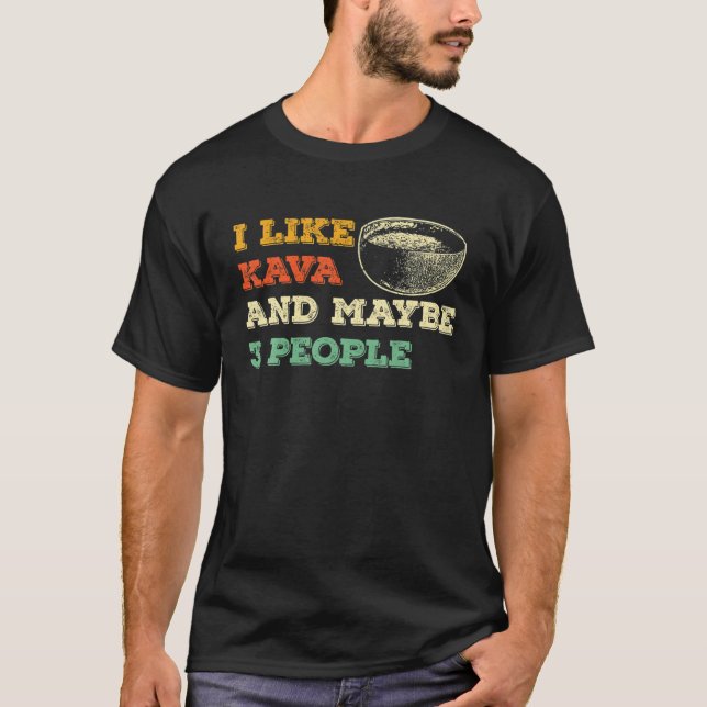 T-shirt Amoureux Drôle Kava Tea Bar Kava Boire Kava Kava (Devant)