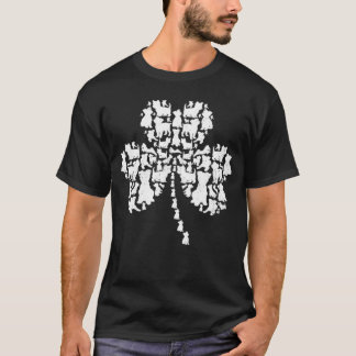 T-shirt Amoureux du chien Terrier du Yorkshire Saint-Patri
