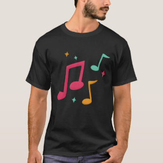 T-shirt amoureux du design musical