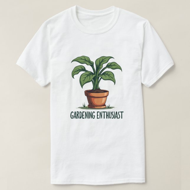 T-shirt Amoureux du jardinage (Design devant)