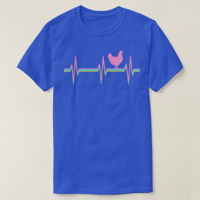 T-shirt Amoureux du poulet (Design devant)