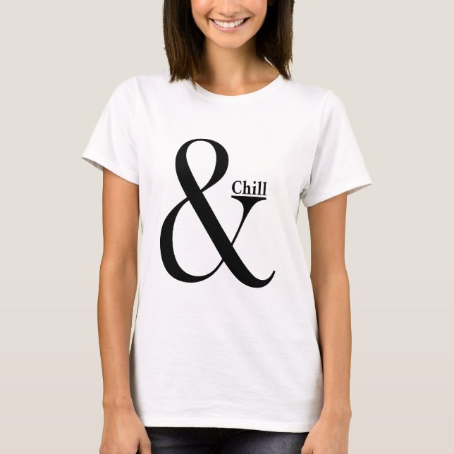 T-shirt Ampersand Et Chaleur (Devant)