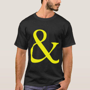 T-shirt Ampersand - Jaune