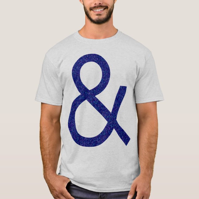 T-shirt Ampersand - Tread texturé à la lumière (Devant)