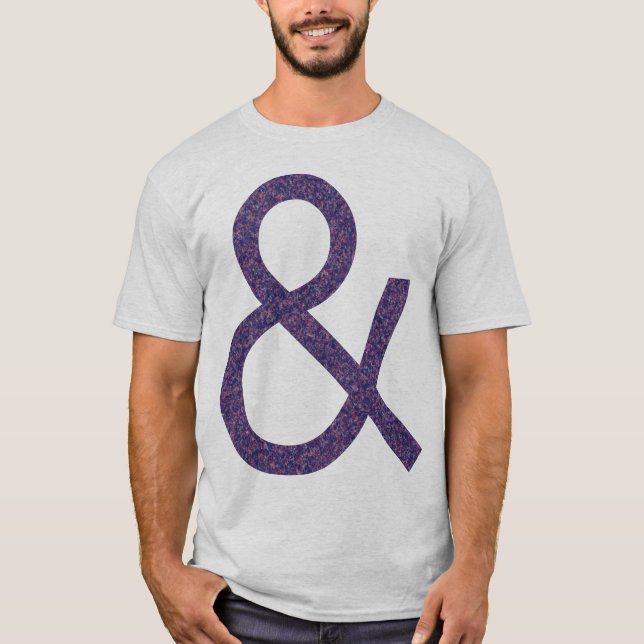 T-shirt Ampersand - Tread texturé à la lumière (Devant)