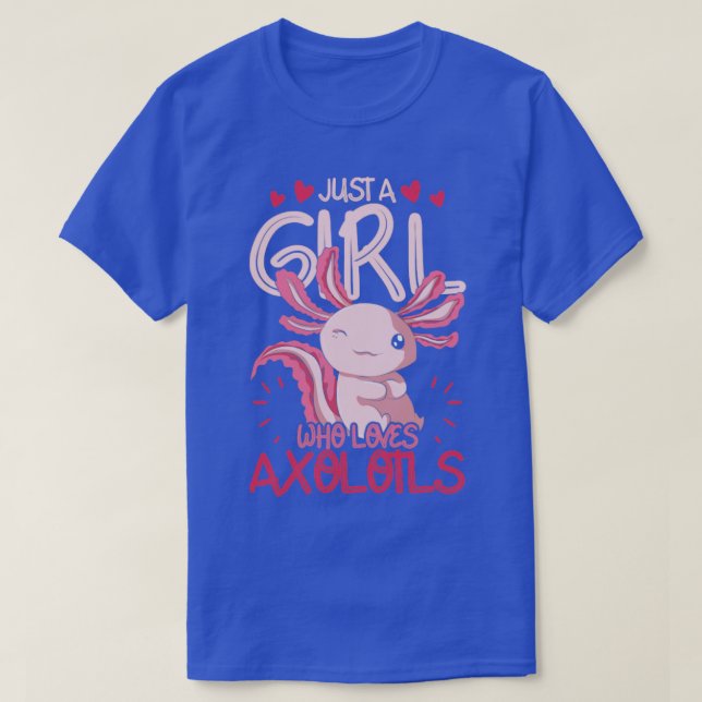 T-shirt Amphibien Amphibien Amoureux Des Axolotls (Design devant)