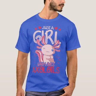 T-shirt Amphibien Amphibien Amoureux Des Axolotls