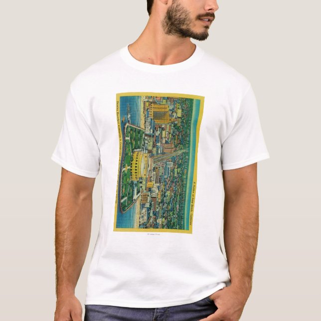 T-shirt Amphithéâtre municipal sur la plage (Devant)